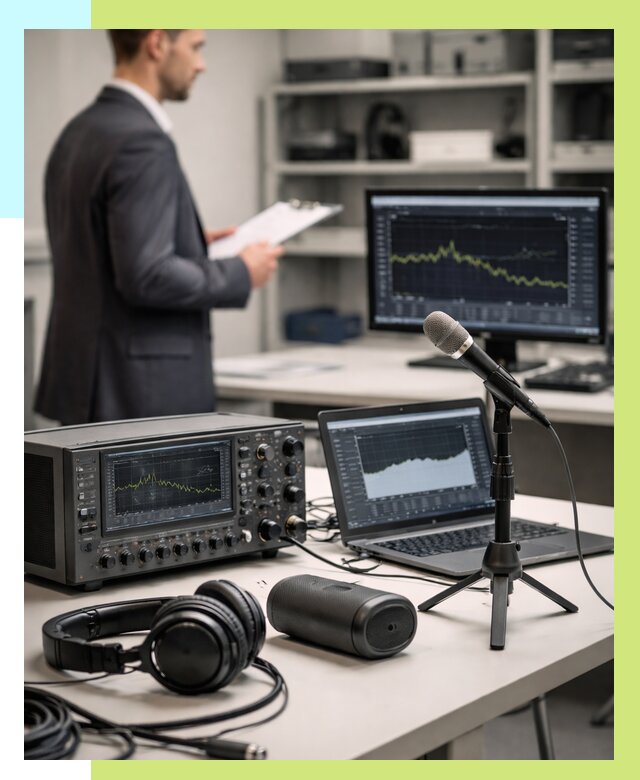 Сертификация аудиотехники в Ржеве от 15419 р., Алешин-Ржв