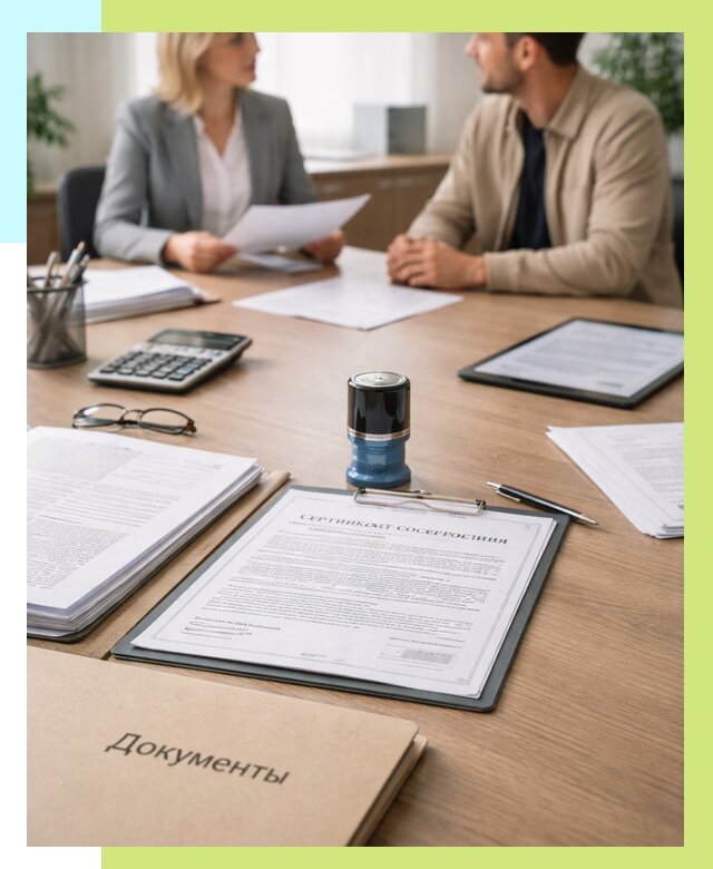 Сертификат соответствия на продукцию в Ржеве от 15419 р.|Алешин-Ржв