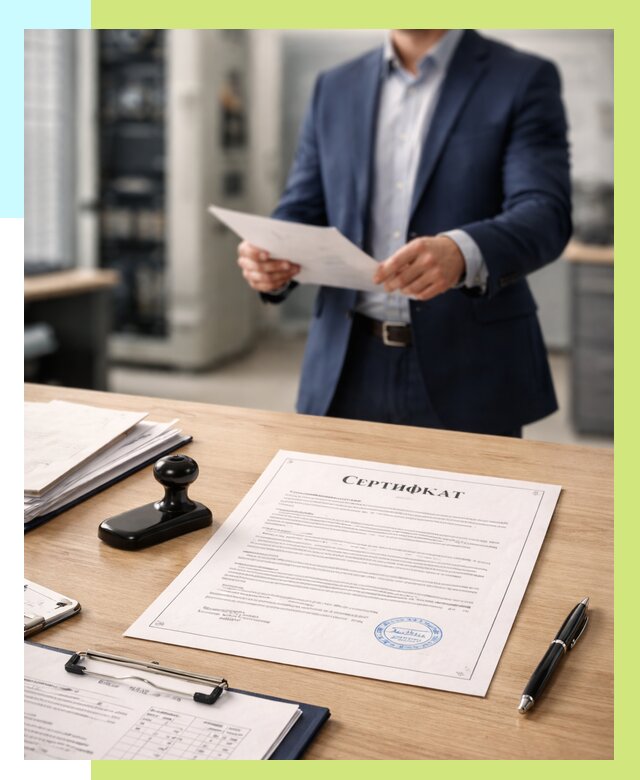 Сертификат на оборудование в Ржеве от 15419 р. | Алешин-Ржв