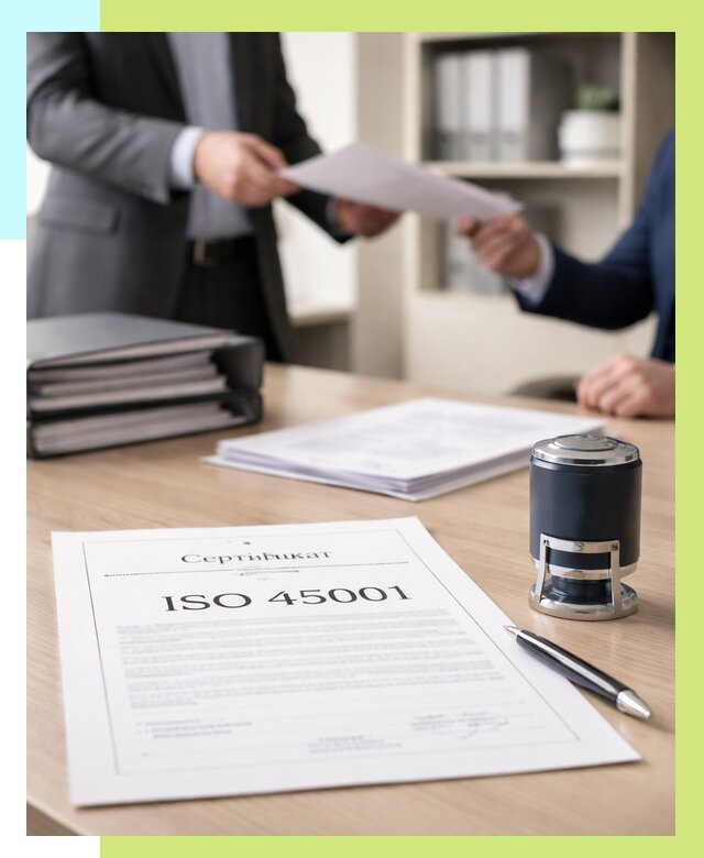 Сертификат ISO 45001 в Ржеве под ключ от 46256 р. | Алешин-Ржв