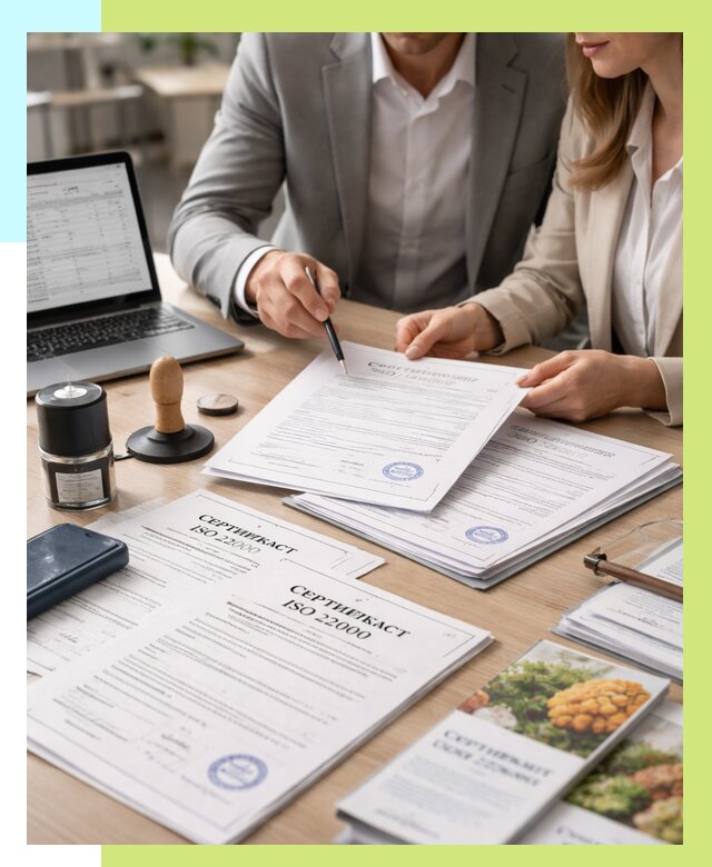 Сертификат ISO 22000 в Ржеве от 41116 р. под ключ | Алешин-Ржв